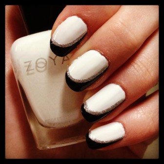 Manicure Monday: Haute Reverse French via The Collaboreight