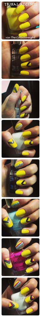 Manicure Monday: Tribal Accents via The Collaboreight