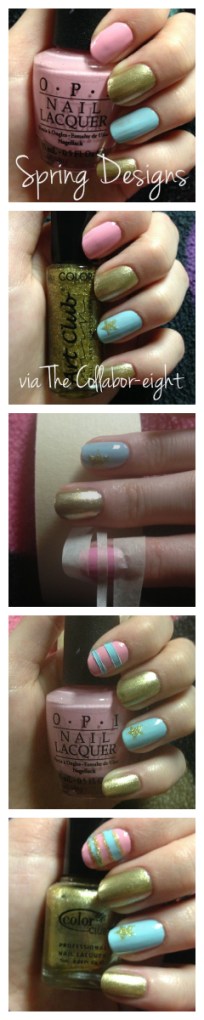 Manicure Monday: Spring Designs via The Collabor-eight