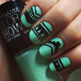 Manicure Monday - Matte Tribal via The Collabor-eight