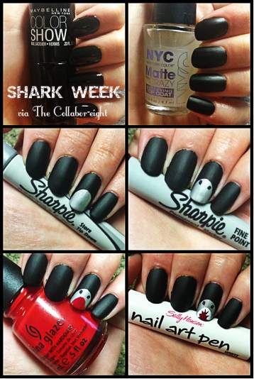 Manicure Monday: Shark Week via The Collabor-eight
